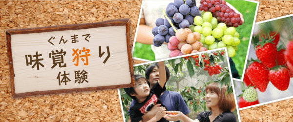 ぐんまで味覚狩り体験