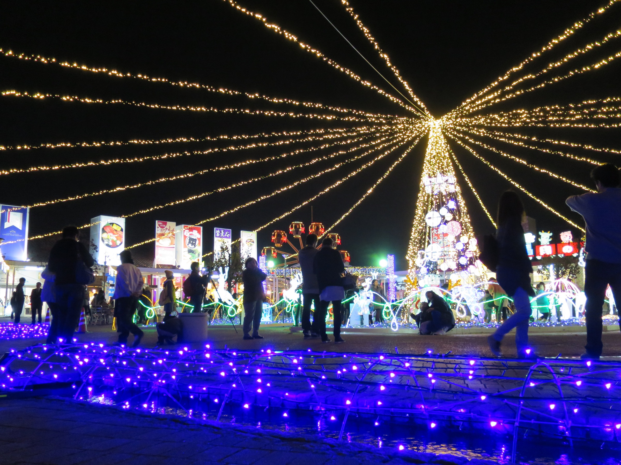 「道の駅」ららん藤岡イルミネーション2017